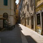Alley in the former jewish ghetto in Trieste