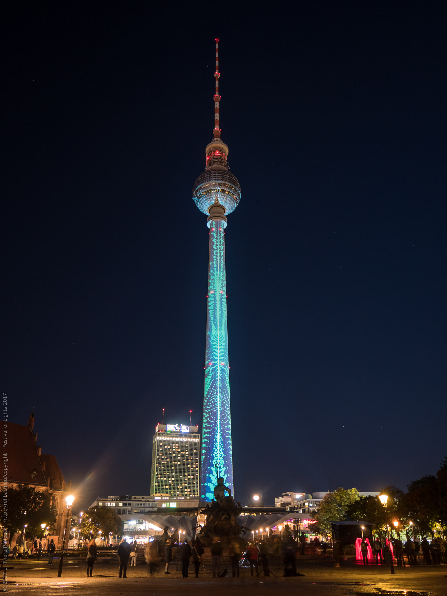 Illuminated TV Tower for Berlin's Festival of Lights